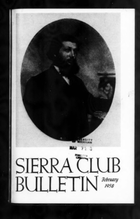 Sierra Club Bulletin 1958 Vol 43 No 2 February cover
